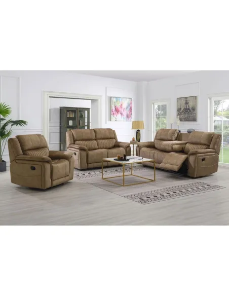 Marseilles 2 Seater Recliner Sofa - Coff | Murphy Furniture