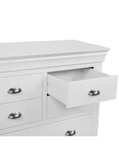 Bella 3+4 Drawer Chest - White | Murphy Furniture 2
