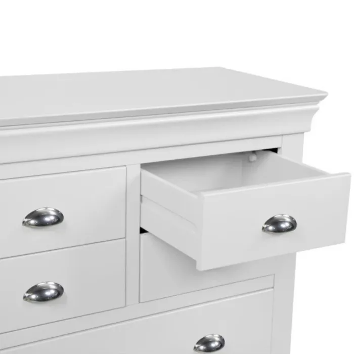 Bella 3+4 Drawer Chest - White | Murphy Furniture