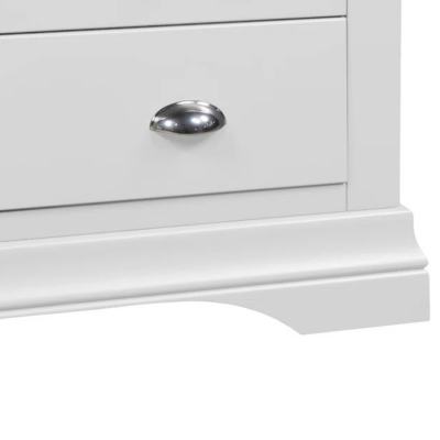 Bella 3+4 Drawer Chest - White | Murphy Furniture