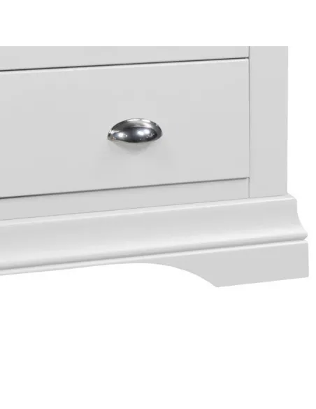 Bella 3+4 Drawer Chest - White | Murphy Furniture
