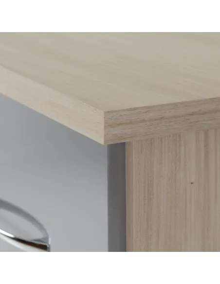 Nevada 3+2 Drawer Chest - Grey Gloss/Lig | Murphy Furniture