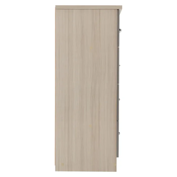 Nevada 3+2 Drawer Chest - Grey Gloss/Lig | Murphy Furniture