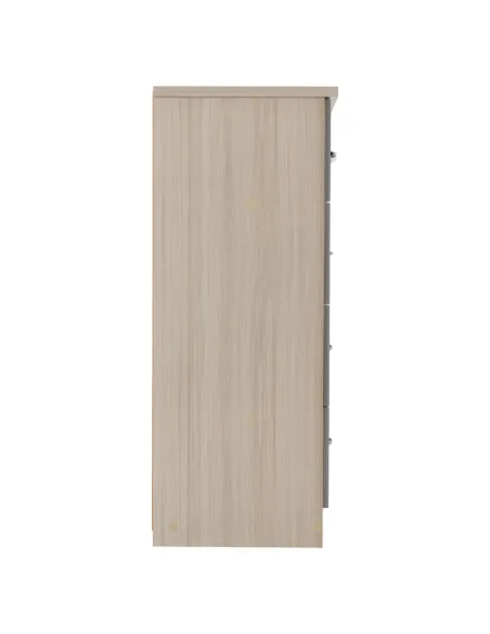 Nevada 3+2 Drawer Chest - Grey Gloss/Lig | Murphy Furniture