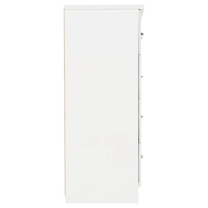 Nevada 3+2 Drawer Chest - White Gloss | Murphy Furniture