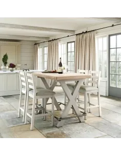 Marbury Bar Stool - Light Grey | Murphy Furniture 2
