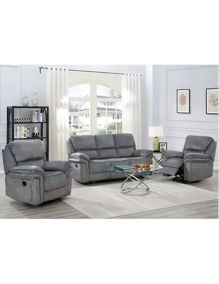 Seductive 3 Seater Manual Recliner Sofa | Murphy Furniture