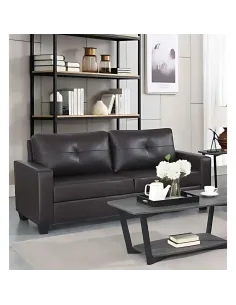 Vivo 3+2 Sofa Suite - Brown Leathaire | Murphy Furniture 2