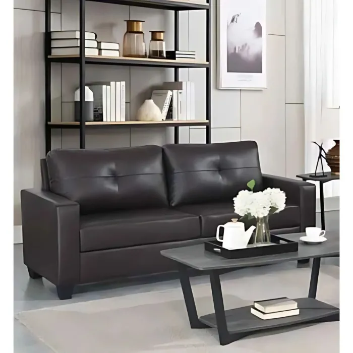 Vivo 3+2 Sofa Suite - Brown Leathaire | Murphy Furniture
