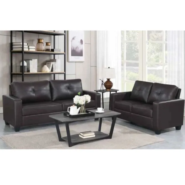 Vivo 2 Seater Sofa - Brown Leathaire | Murphy Furniture