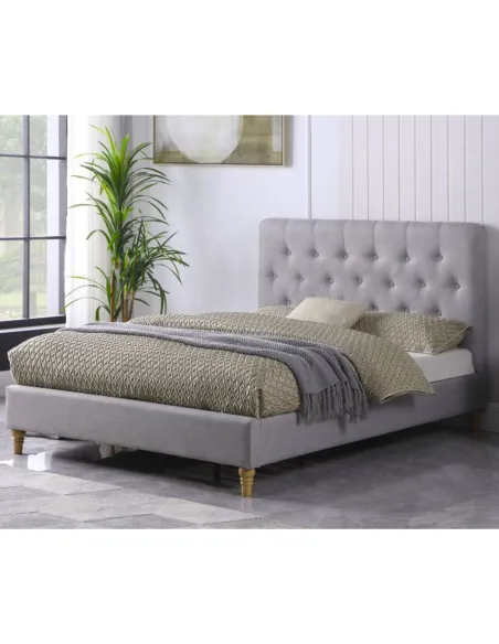 Birlea 4FT6 Bedframe - Ash Grey | Murphy Furniture