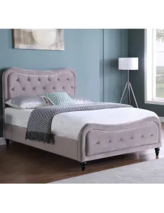 Doyle 4FT6 Bedframe - Taupe | Murphy Furniture