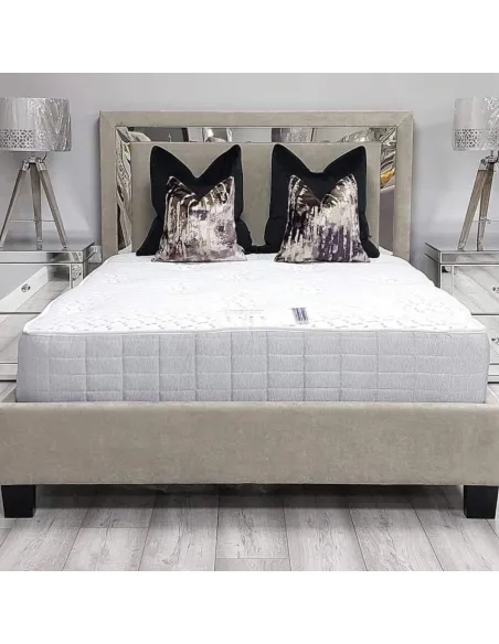Lila 4FT6 Bedframe - Mink | Murphy Furniture