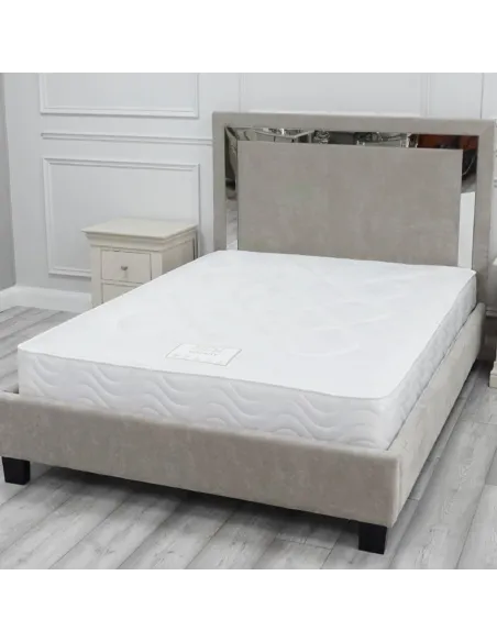 Lila 4FT6 Bedframe - Mink | Murphy Furniture
