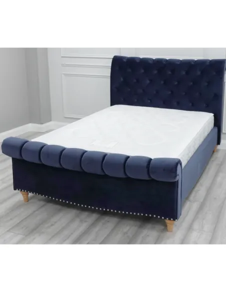 Chester 5FT Bedframe - Navy | Murphy Furniture