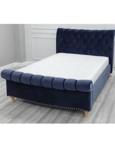 Chester 4FT6 Bedframe - Navy | Murphy Furniture