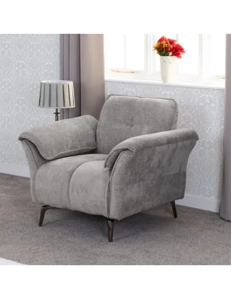 Amalfi Armchair - Grey Fabric | Murphy Furniture