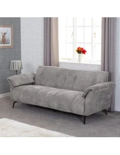 Amalfi 3 Seater Sofa - Grey Fabric | Murphy Furniture