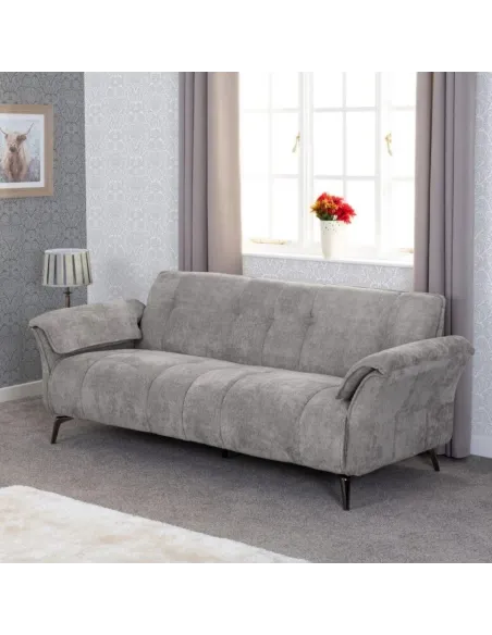 Amalfi 3 Seater Sofa - Grey Fabric | Murphy Furniture