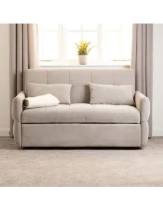 Chelsea Sofa Bed - Silver Grey Fabric | Murphy Furniture