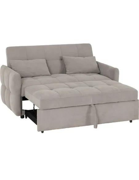 Chelsea Sofa Bed - Silver Grey Fabric | Murphy Furniture