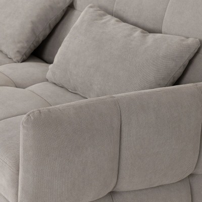 Chelsea Sofa Bed - Silver Grey Fabric | Murphy Furniture