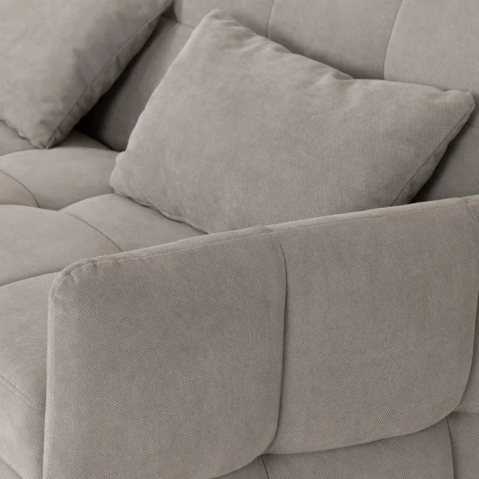 Chelsea Sofa Bed - Silver Grey Fabric | Murphy Furniture