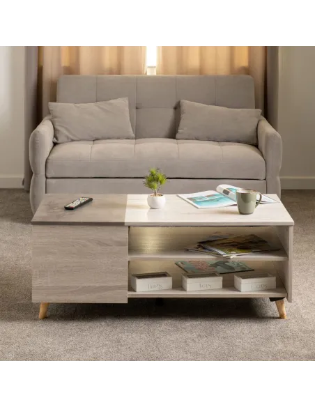 Chelsea Sofa Bed - Silver Grey Fabric | Murphy Furniture