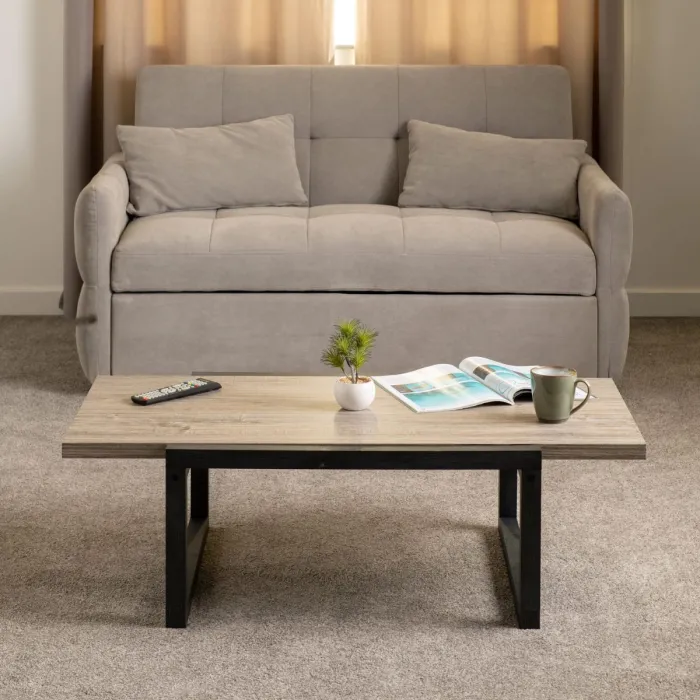 Chelsea Sofa Bed - Silver Grey Fabric | Murphy Furniture