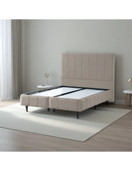 Windsor 5ft Ottoman Bedframe - Velvet Be | Murphy Furniture