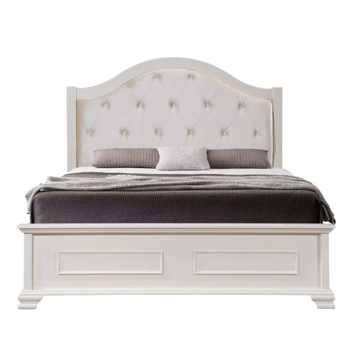 Charlotte 6FT Bedframe - White | Murphy Furniture