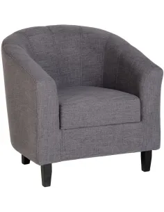 Tempo Tub Armchair - Grey Fabric | Murphy Furniture 2