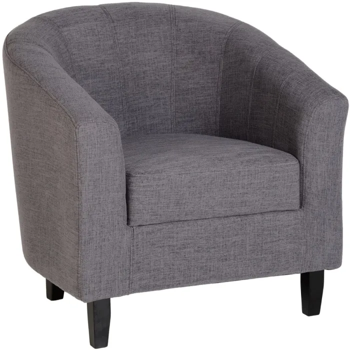 Tempo Tub Armchair - Grey Fabric | Murphy Furniture