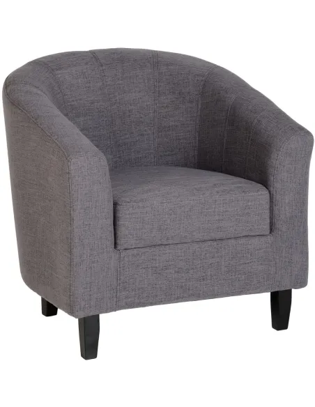 Tempo Tub Armchair - Grey Fabric | Murphy Furniture