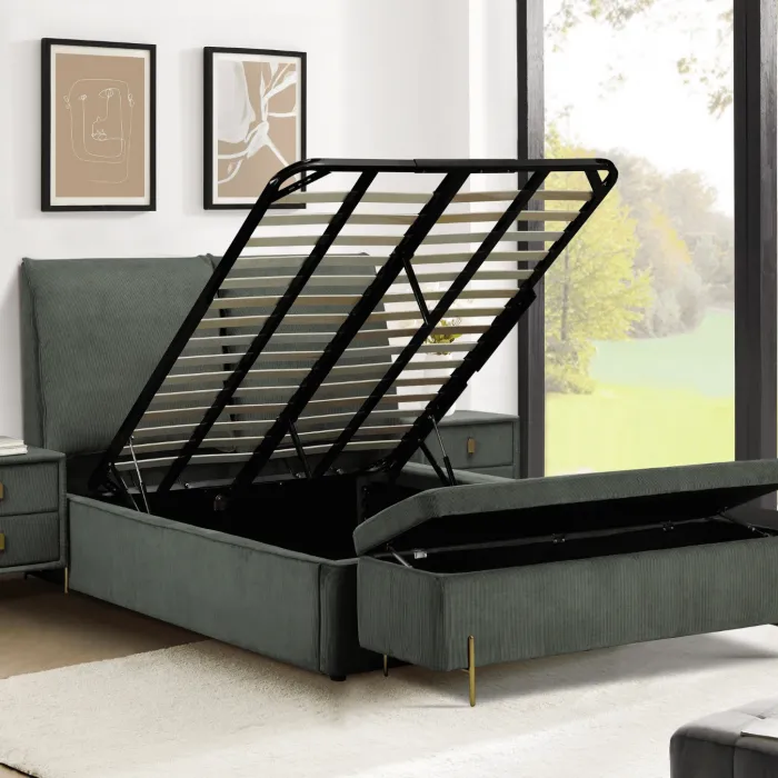 Waterford 5FT Bedframe - Green | Murphy Furniture