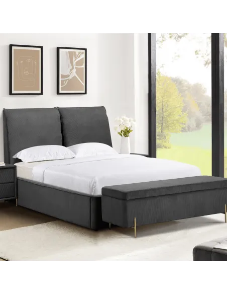 Waterford 5FT Bedframe - Grey | Murphy Furniture