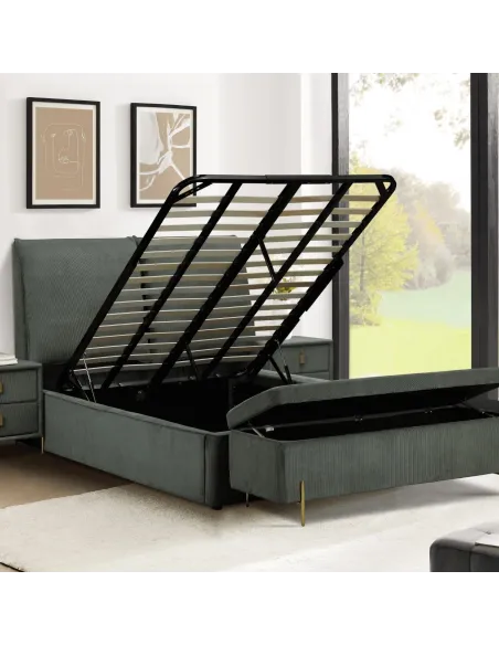 Waterford 4FT6 Bedframe - Green | Murphy Furniture