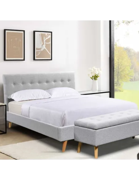 Roscommon 5FT Bedframe - Grey | Murphy Furniture
