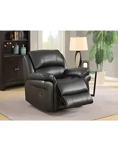 Farnham Manual Recliner Armchair - Black | Murphy Furniture