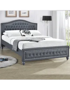 Taylor 5FT Storage Bedframe - Grey Linen | Murphy Furniture