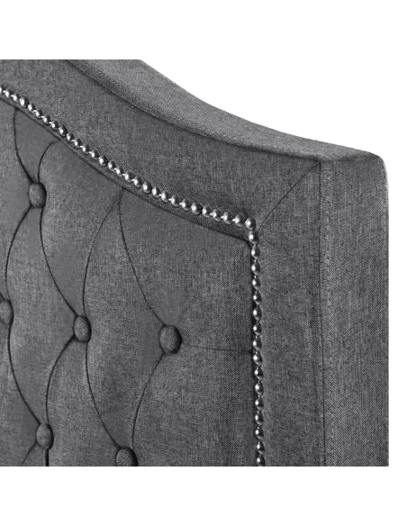 Taylor 5FT Storage Bedframe - Grey Linen | Murphy Furniture