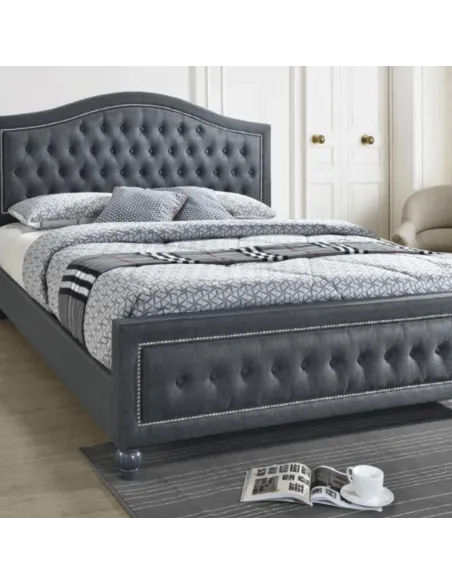 Taylor 5FT Storage Bedframe - Grey Linen | Murphy Furniture