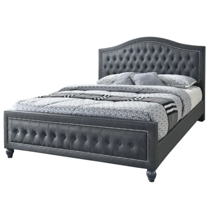 Taylor 5FT Storage Bedframe - Grey Linen | Murphy Furniture