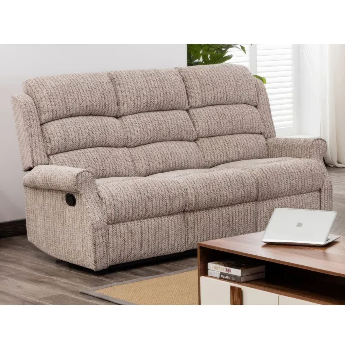 Drancy 3 Seater Manual Recliner Sofa - N | Murphy Furniture