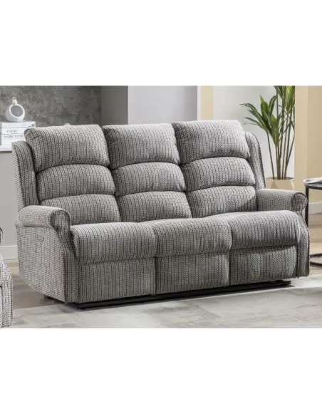 Drancy 3 Seater Electric Recliner Sofa - | Murphy Furniture