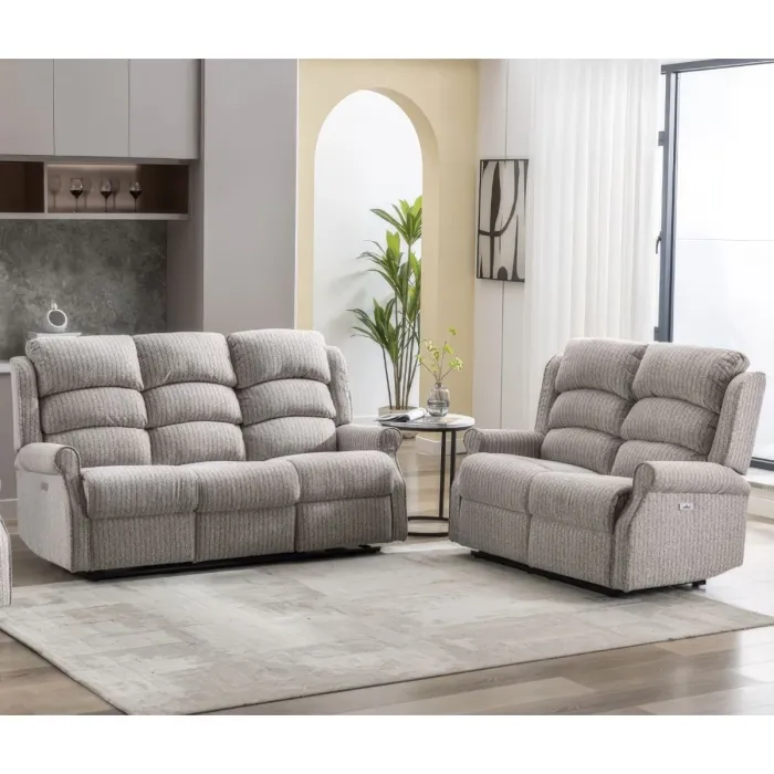 Drancy 3 Seater Electric Recliner Sofa - | Murphy Furniture