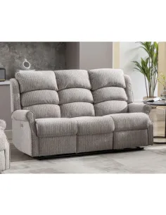 Drancy 3 Seater Electric Recliner Sofa - | Murphy Furniture