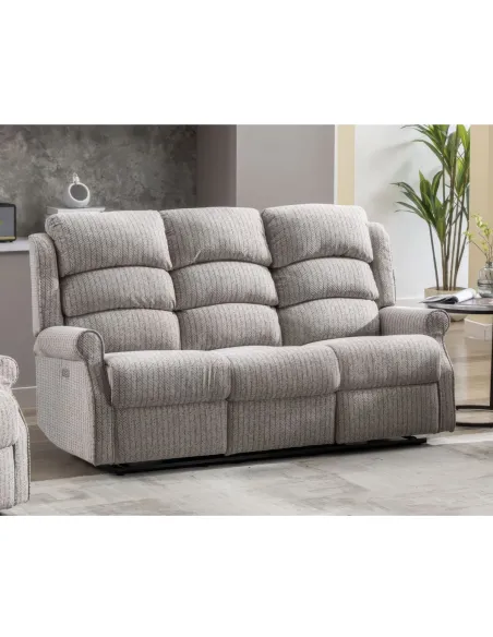 Drancy 3 Seater Electric Recliner Sofa - | Murphy Furniture