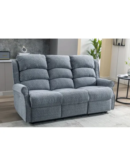 Drancy 3 Seater Electric Recliner Sofa - | Murphy Furniture