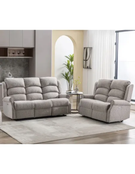 Drancy 2 Seater Electric Recliner Sofa - | Murphy Furniture